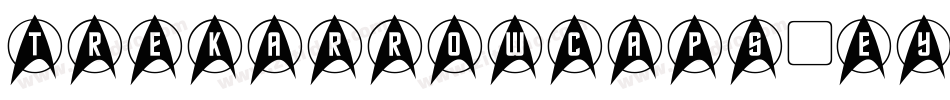 TrekArrowcaps-EYX9字体转换