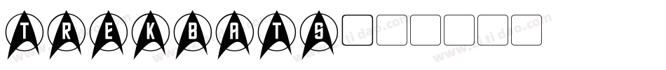 Trekbats字体转换