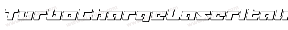 TurboChargeLaserItalic-MgOn字体转换