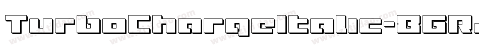 TurboChargeItalic-8GRJ字体转换