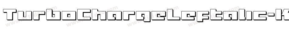 TurboChargeLeftalic-KLOl字体转换