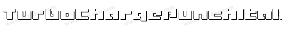 TurboChargePunchItalic-mwo2字体转换