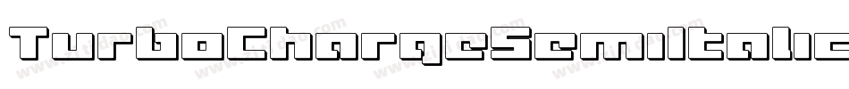 TurboChargeSemiItalic-dR3x字体转换