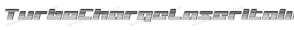 TurboChargeLaserItalic-MgOn字体转换