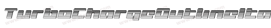 TurboChargeOutlineItalic-YpA4字体转换