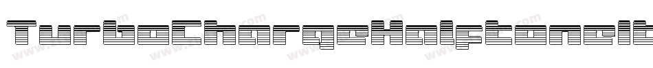TurboChargeHalftoneItalic-BMq8字体转换