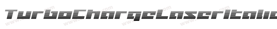 TurboChargeLaserItalic-MgOn字体转换