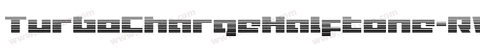 TurboChargeHalftone-RWA6字体转换