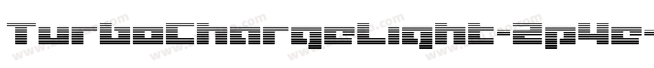 TurboChargeLight-2p4e字体转换