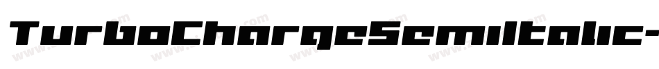TurboChargeSemiItalic-dR3x字体转换
