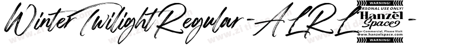 WinterTwilightRegular-ALRL2字体转换