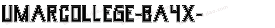 UmarCollege-BA4x字体转换