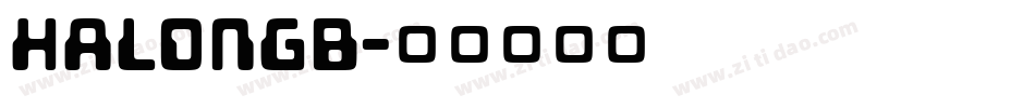 HALONGB字体转换