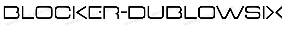 Blocker-DubLowSix字体转换