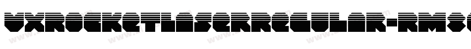 VxRocketLaserRegular-Rm86字体转换