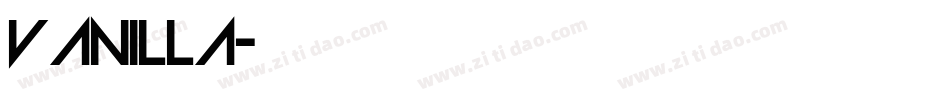 VANILLA字体转换