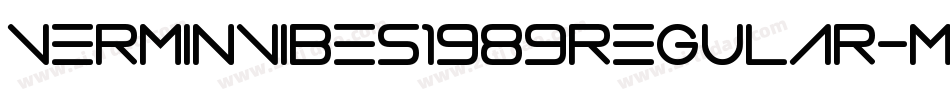 VerminVibes1989Regular-m77m字体转换