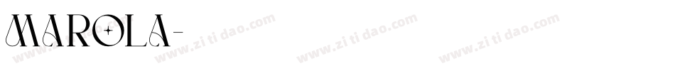 Marola字体转换