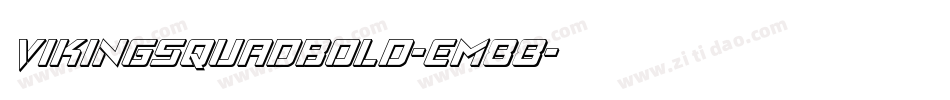 VikingSquadBold-EM88字体转换