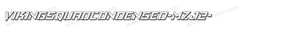 VikingSquadCondensed-mzj2字体转换