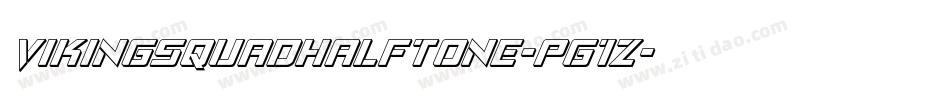 VikingSquadHalftone-Pg1Z字体转换