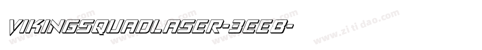 VikingSquadLaser-3Ee8字体转换