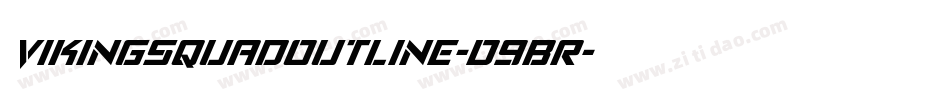 VikingSquadOutline-D9BR字体转换