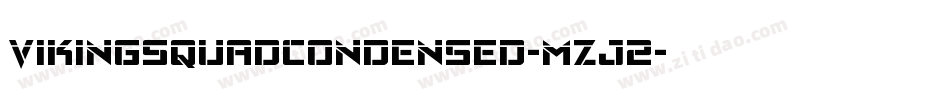 VikingSquadCondensed-mzj2字体转换