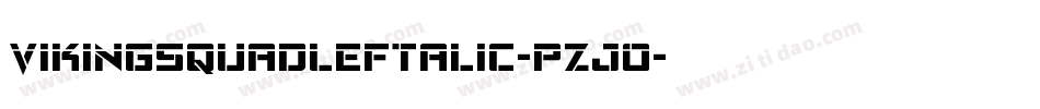 VikingSquadLeftalic-pzjO字体转换
