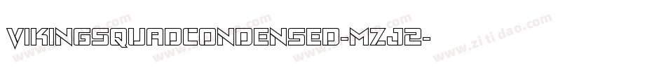 VikingSquadCondensed-mzj2字体转换