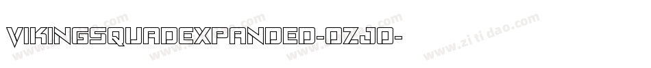VikingSquadExpanded-ozjo字体转换 VikingSquadExpanded-ozjo字体转换