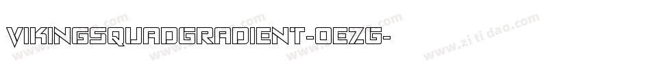 VikingSquadGradient-0ezG字体转换