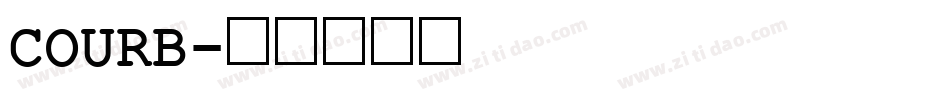 COURB字体转换