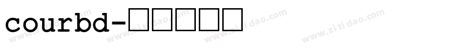courbd字体转换