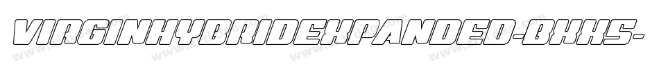 VirginHybridExpanded-BxX5字体转换