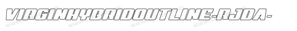 VirginHybridOutline-rjDA字体转换
