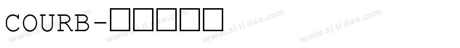 COURB字体转换