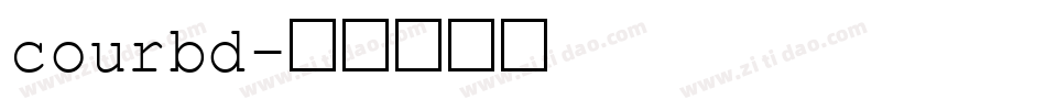 courbd字体转换