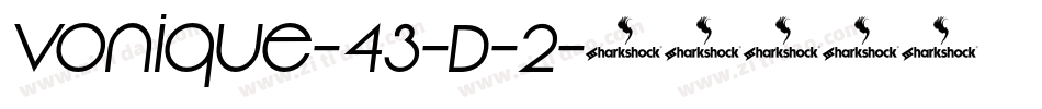 Vonique-43-D-2字体转换