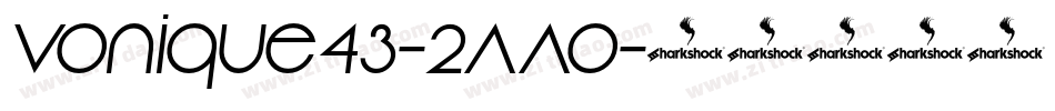 Vonique43-2AAo字体转换