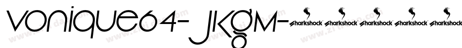 Vonique64-JKgM字体转换