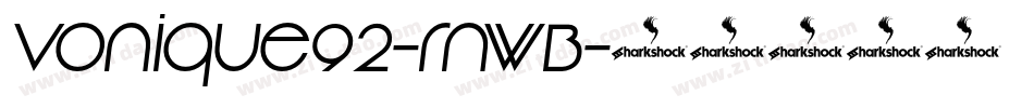 Vonique92-rnWB字体转换