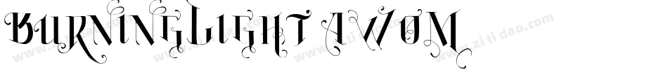 BurningLight-AwoM字体转换