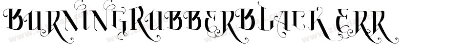 BurningRubberBlack-Err字体转换