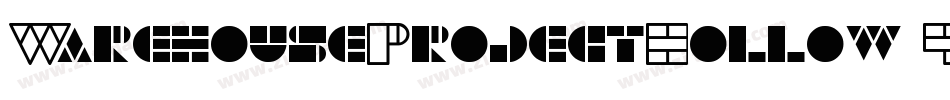 WarehouseProjectHollow-4B7XD字体转换