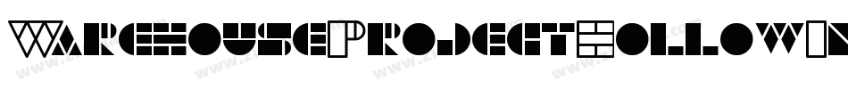 WarehouseProjectHollowInvers-0WO2X字体转换
