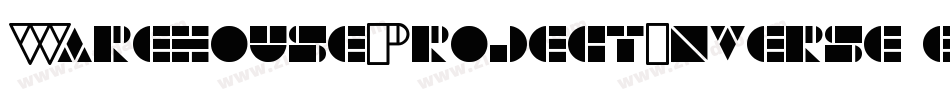 WarehouseProjectInverse-eZexB字体转换