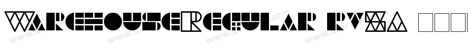 WarehouseRegular-rvZA字体转换