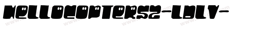 HelloCopters2-lDLV字体转换