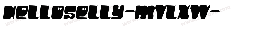 HelloSelly-MVLxw字体转换
